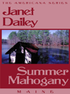 Summer Mahogany eBook Summer Mahogany eBook